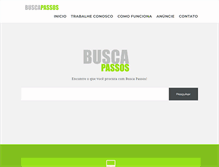 Tablet Screenshot of buscapassos.com